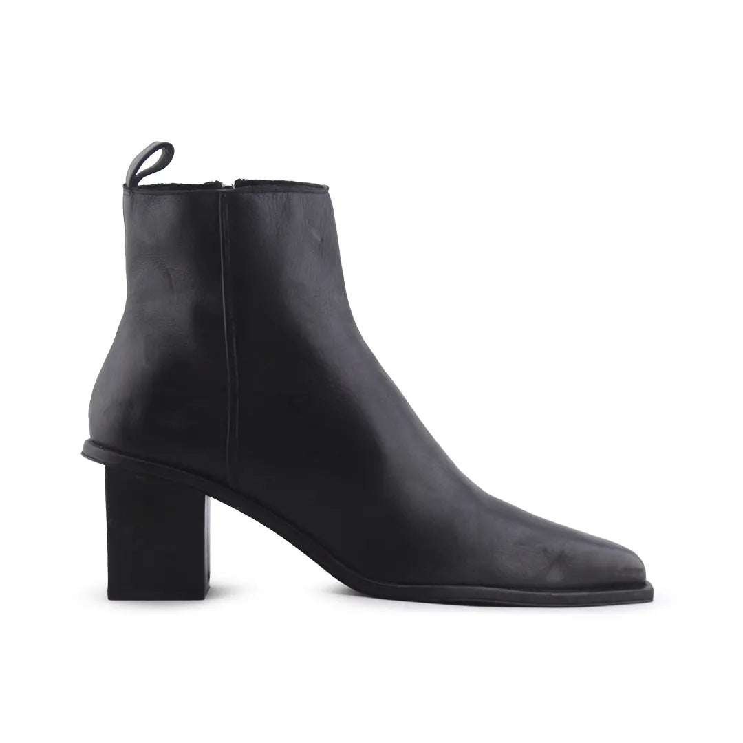 Zara Zipper Ankle Boot | 100% Authentic Leather