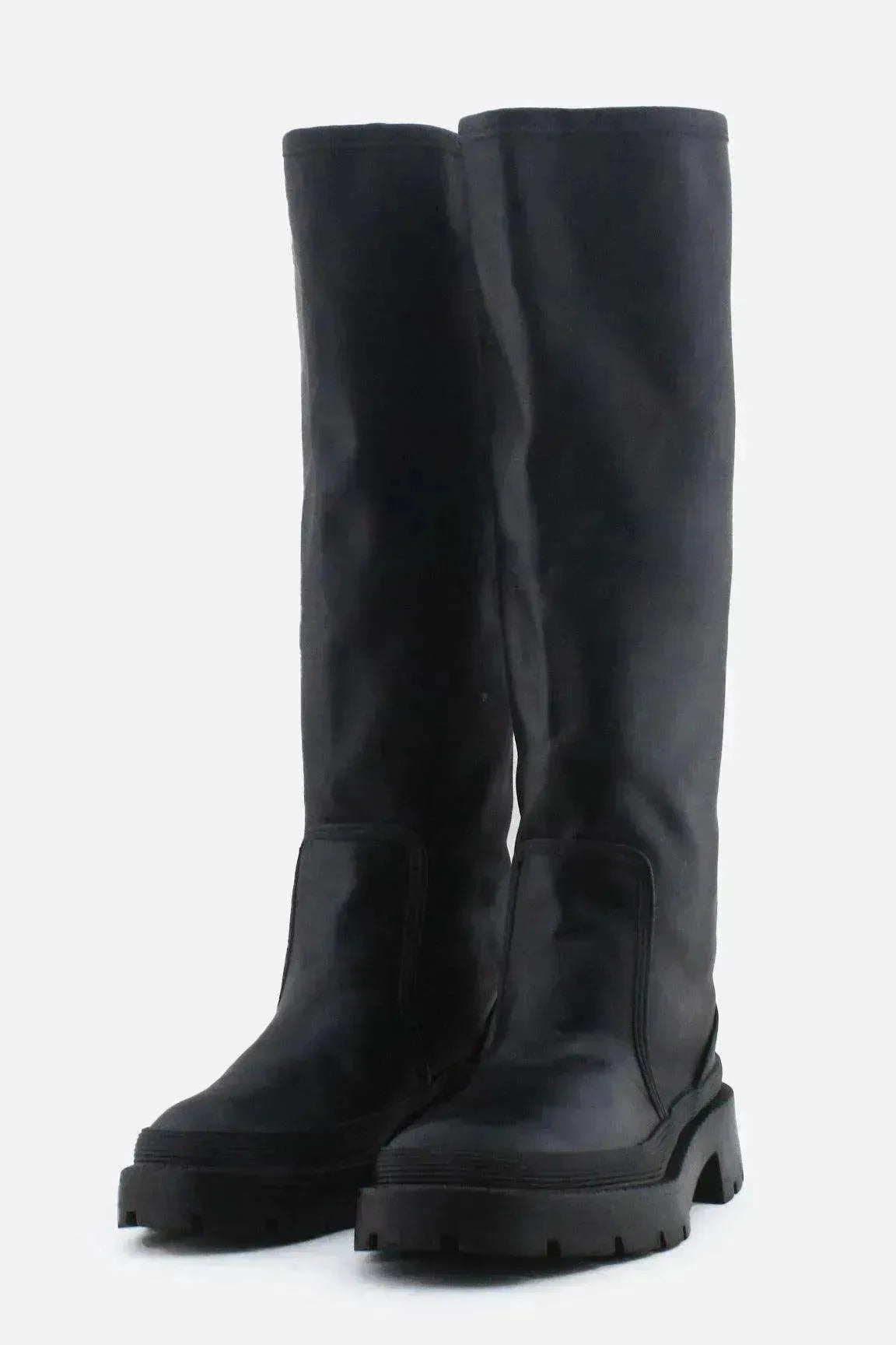 Zara Knee High Boots | 100% Authentic Leather - sundaybazar