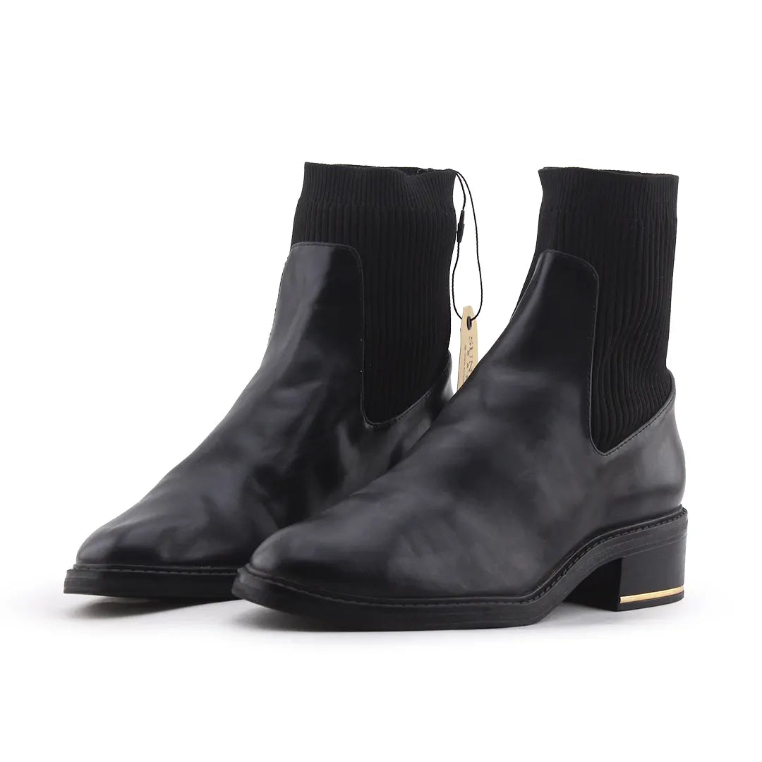 Zara Stretchable Ankle Boot | 100% Authentic Leather