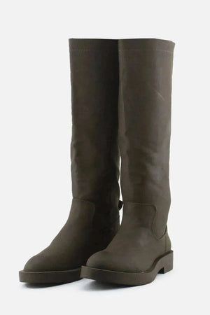 Zara Knee High Boots | 100% Authentic Leather - sundaybazar