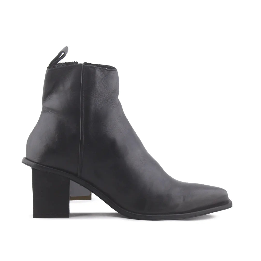 Zara Zipper Ankle Boot | 100% Authentic Leather