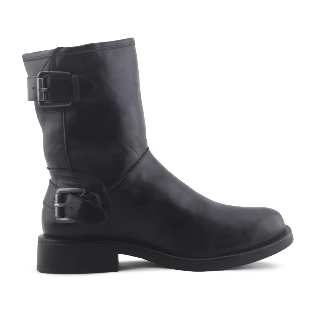 Zara Buckle Strap Ankle Boot | 100% Authentic Leather