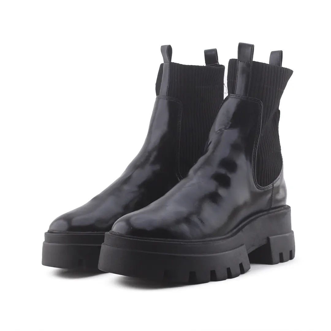 Pull & Bear Stretchable Ankle Boot | 100% Authentic Leather