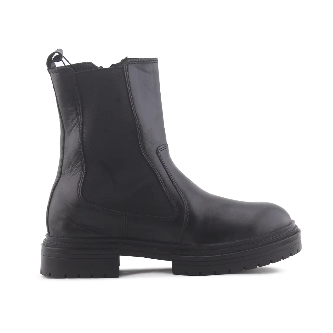 Zara Stretchable Zipper Ankle Boot | 100% Authentic Leather