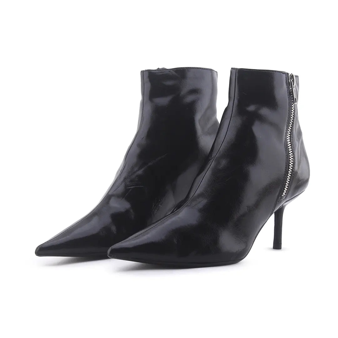Zara Zipper Ankle Boot | 100% Authentic Leather
