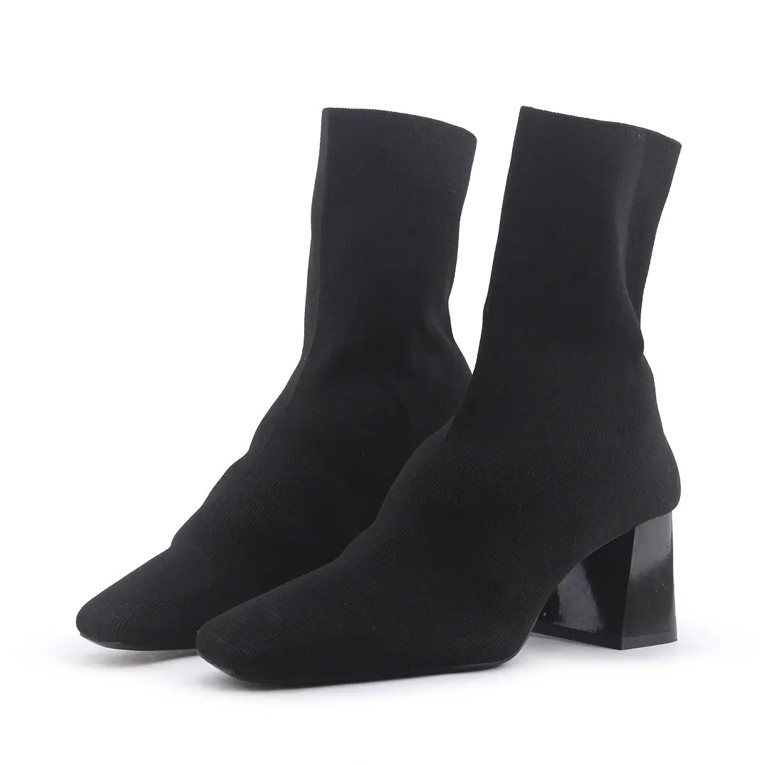 Zara Sock Ankle Boot | 100% Authentic Leather
