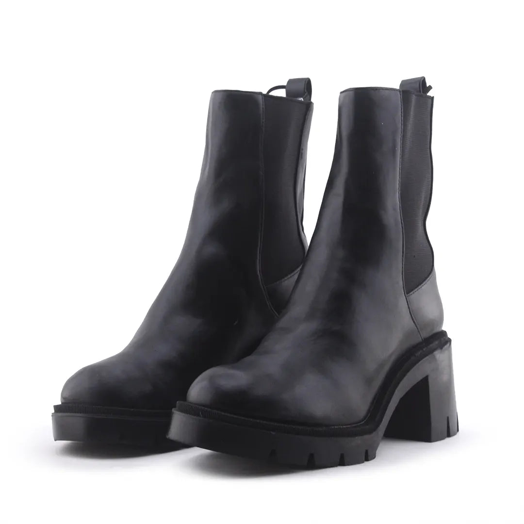 Zara Stretchable Ankle Boot | 100% Authentic Leather