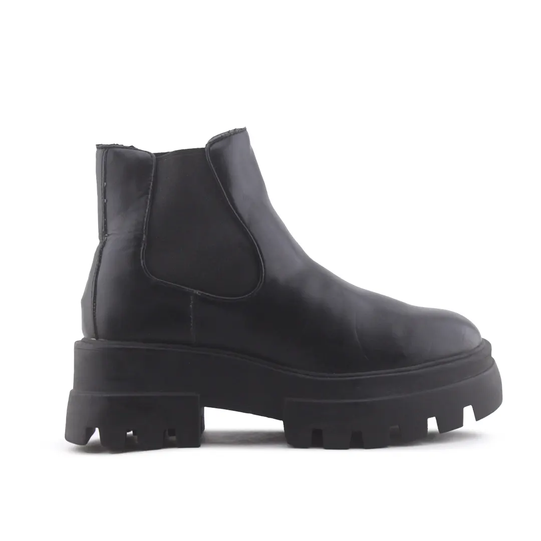 Pull & Bear Stretchable Ankle Boot | 100% Authentic Leather