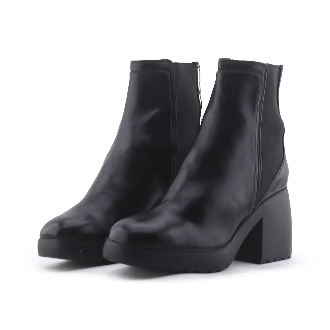 Bershka Stretchable Ankle Boot | 100% Authentic Leather