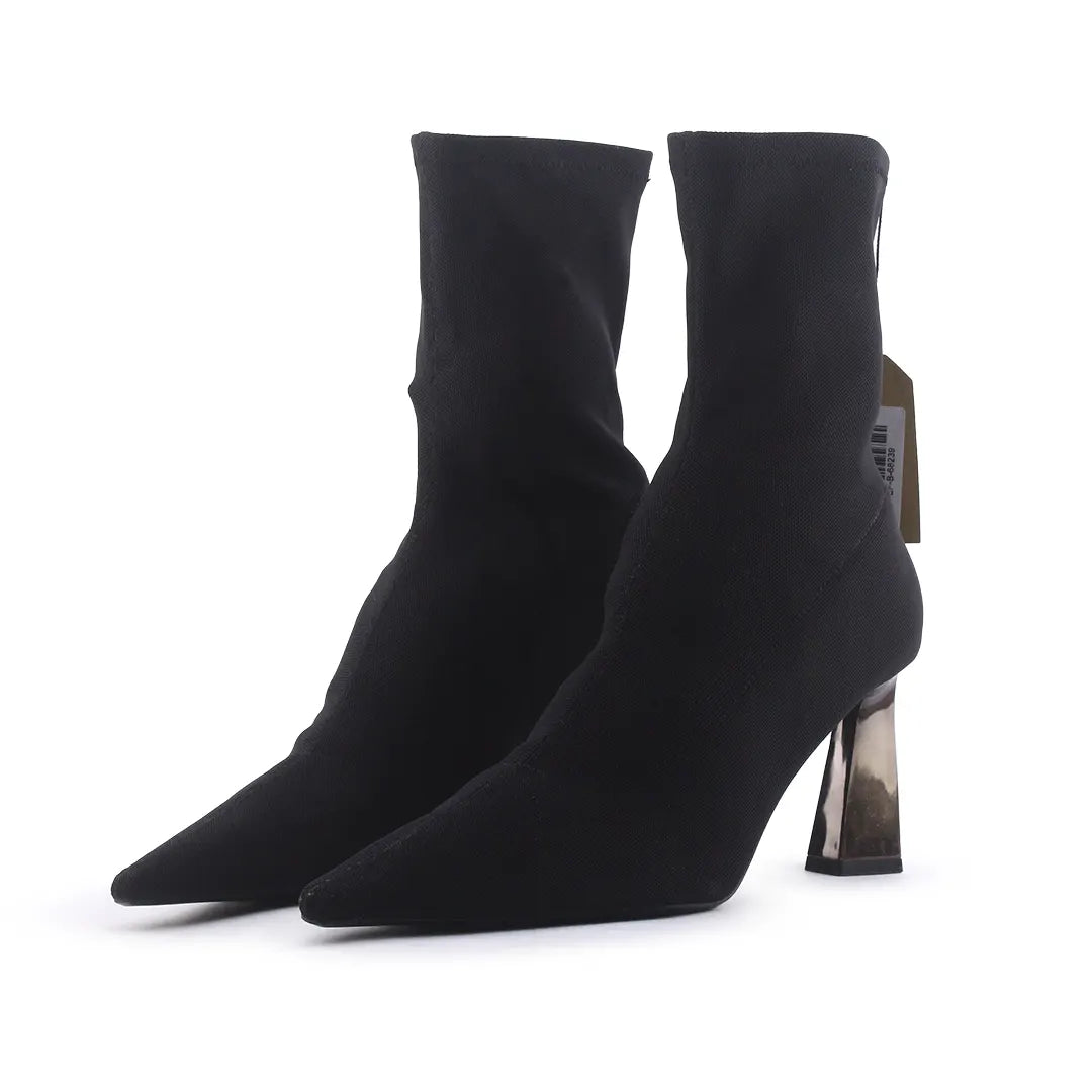 Bershka Sock Ankle Boot