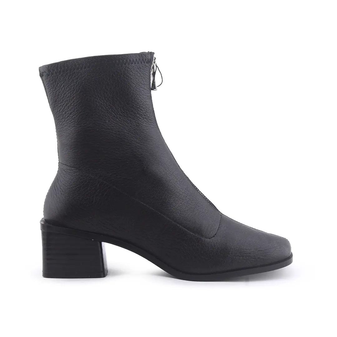 Mango Zipper Ankle Boot | 100% Authentic Leather
