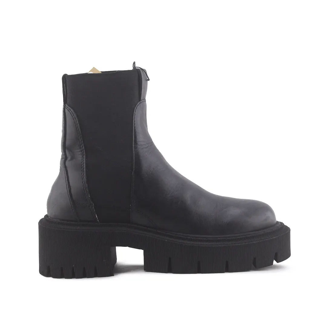 Zara Stretchable Chelsea Ankle Boot | 100% Authentic Leather