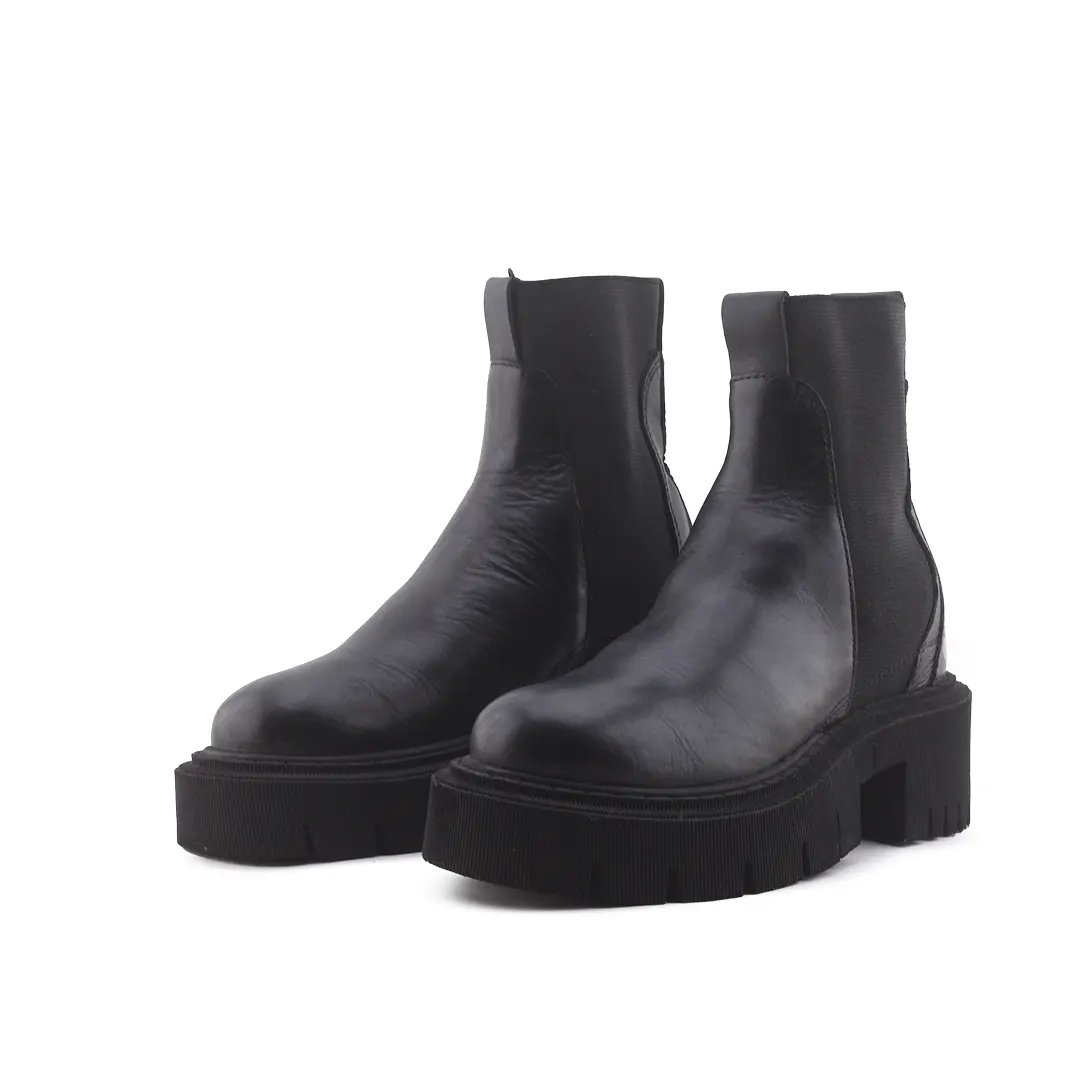 Zara Stretchable Chelsea Ankle Boot | 100% Authentic Leather
