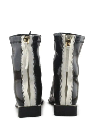 Vell In Zipper Chelsea Ankle Boots | 100% Synthetic Leather - sundaybazar