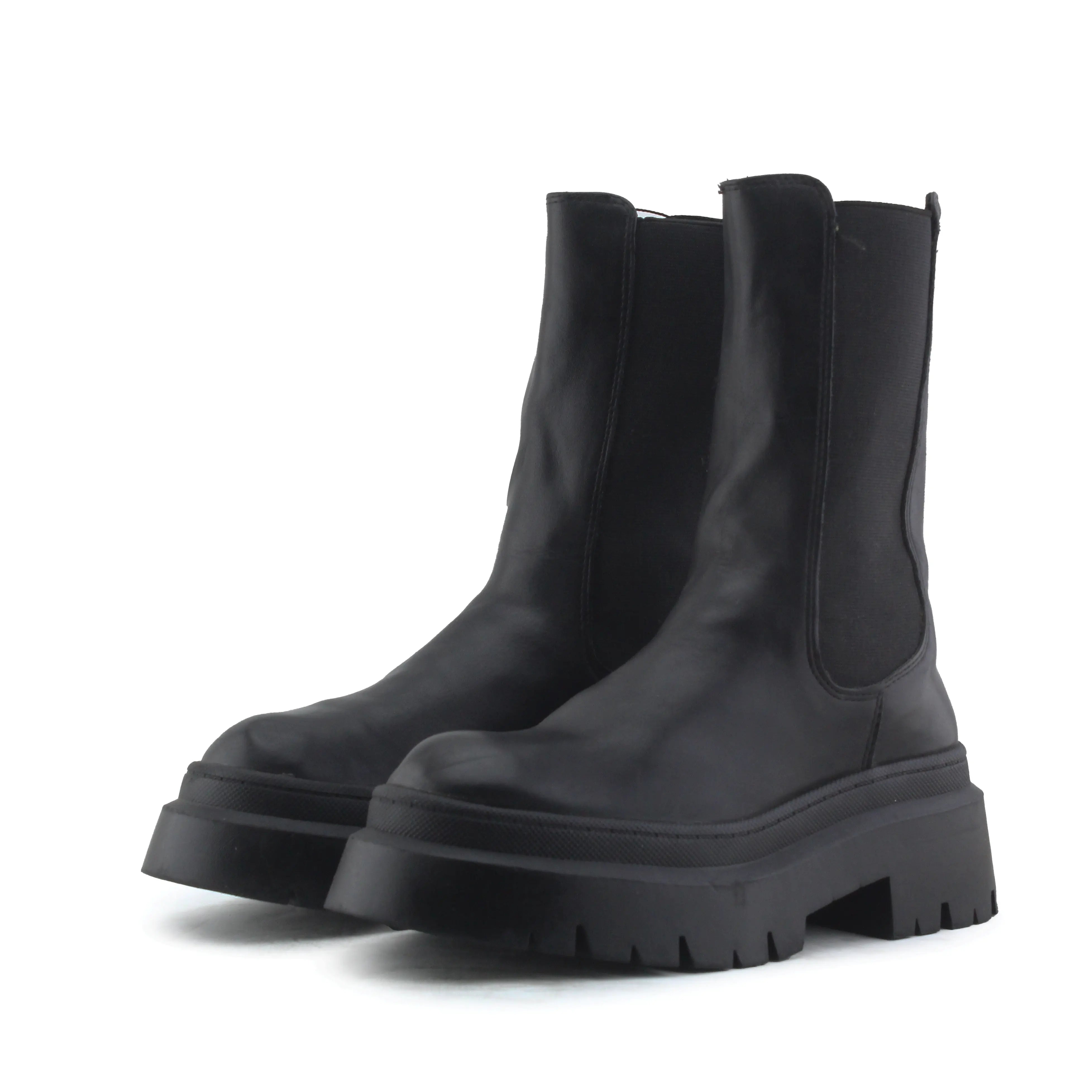 Pull & Bear Stretchable Ankle Boot | 100% Authentic Leather