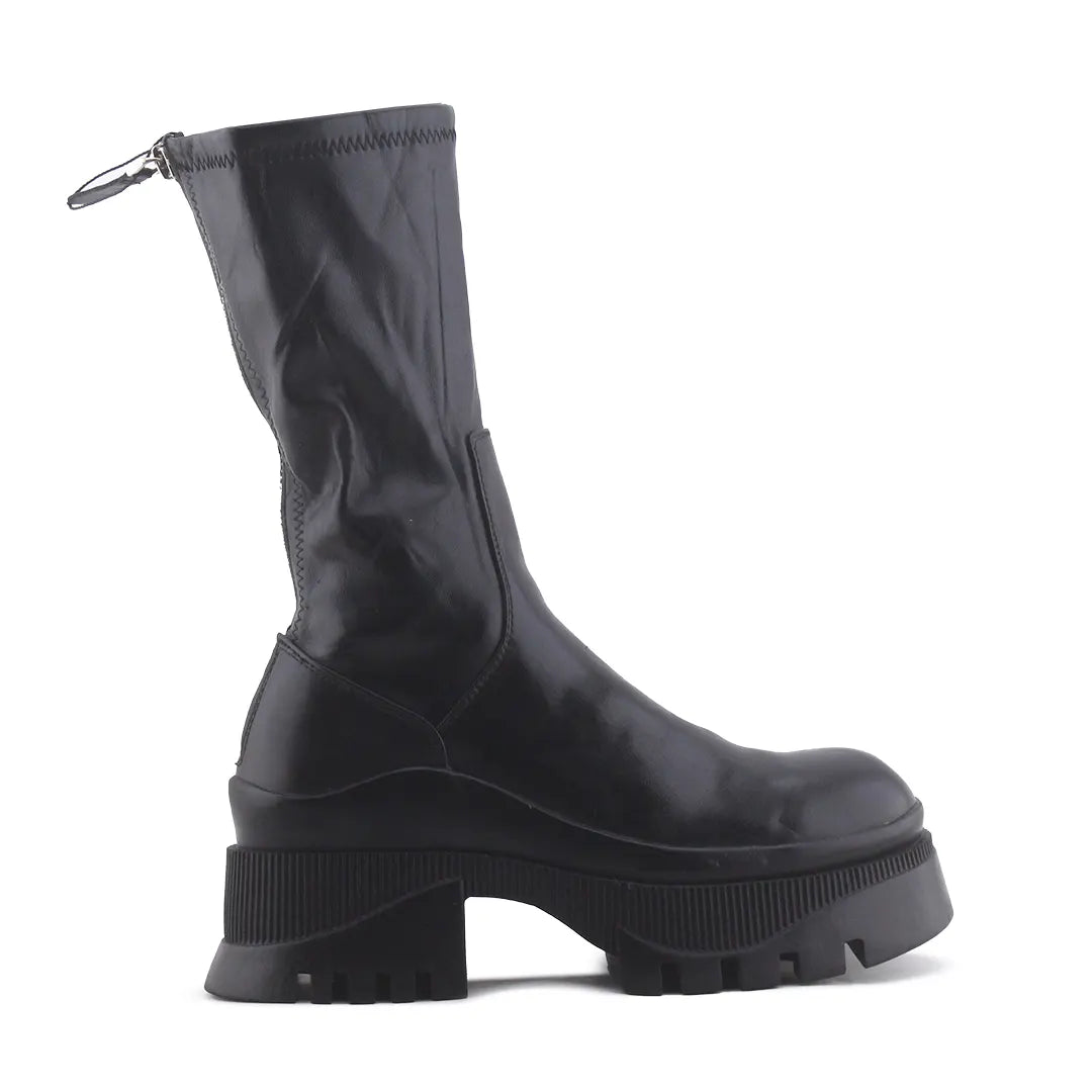 Zara Zipper Ankle Boot | 100% Authentic Leather
