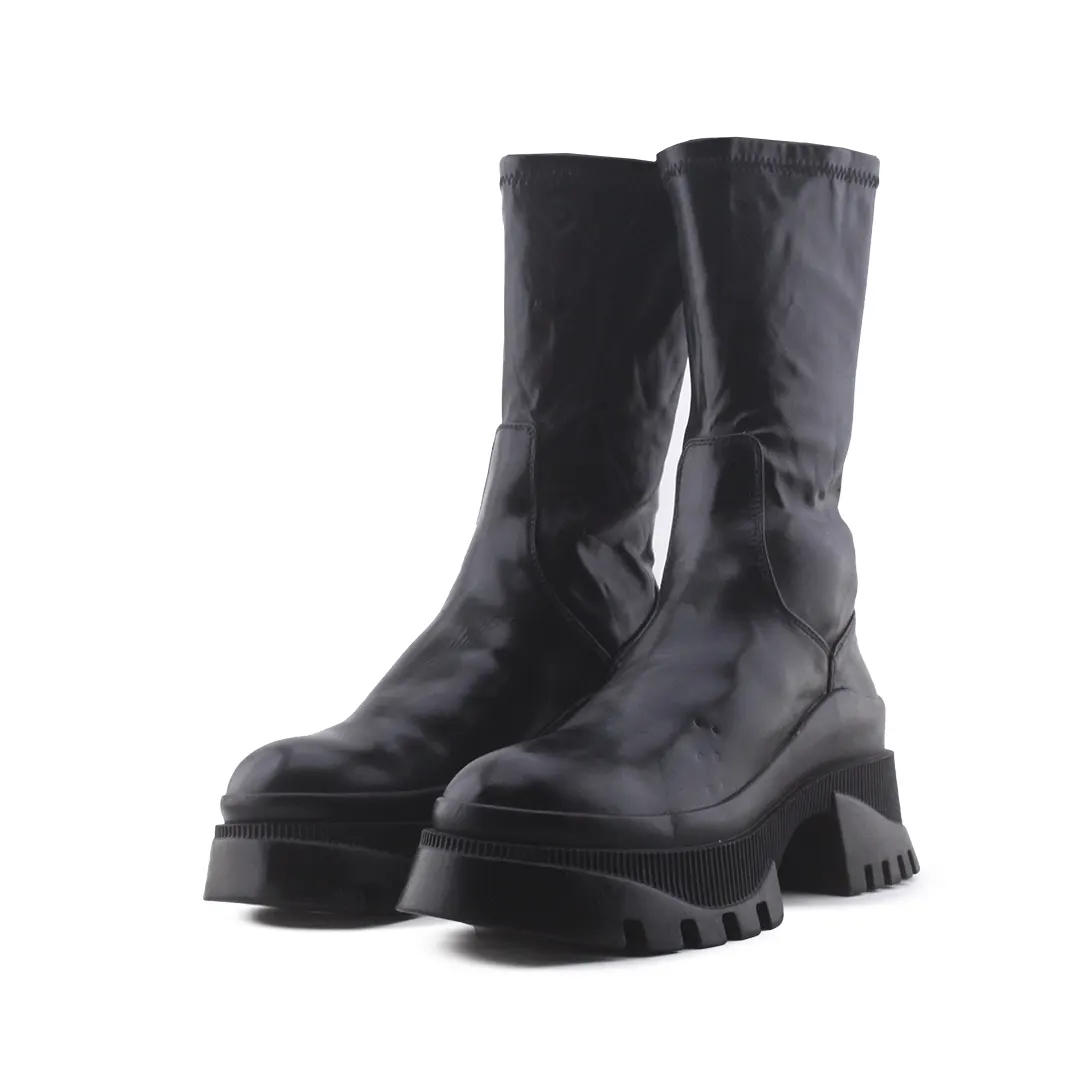 Zara Zipper Ankle Boot | 100% Authentic Leather