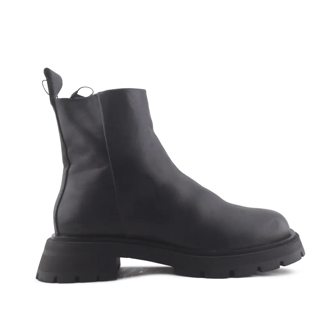 Zara Zipper Ankle Boot | 100% Authentic Leather
