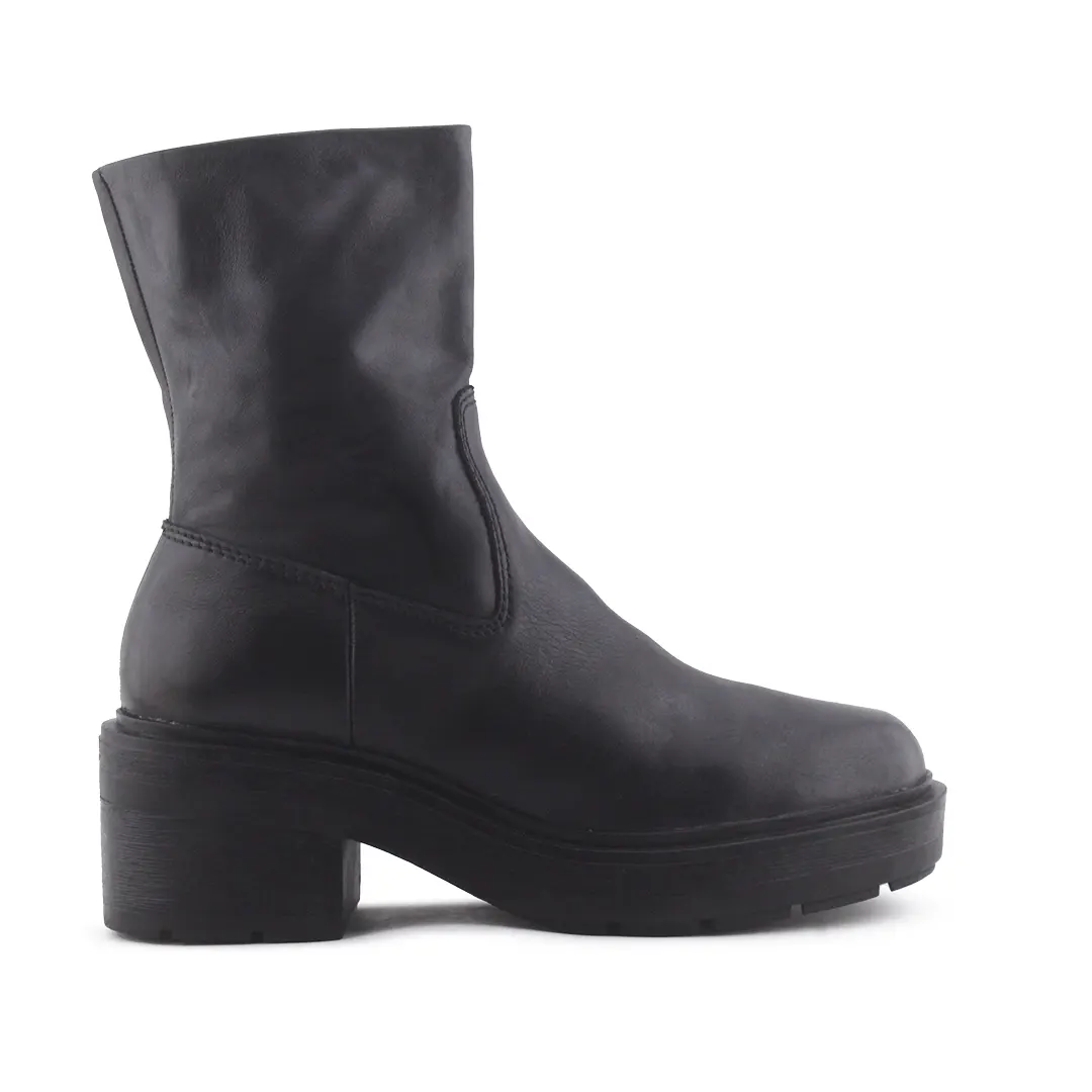 Zara Zipper Chelsea Ankle Boot | 100% Authentic Leather