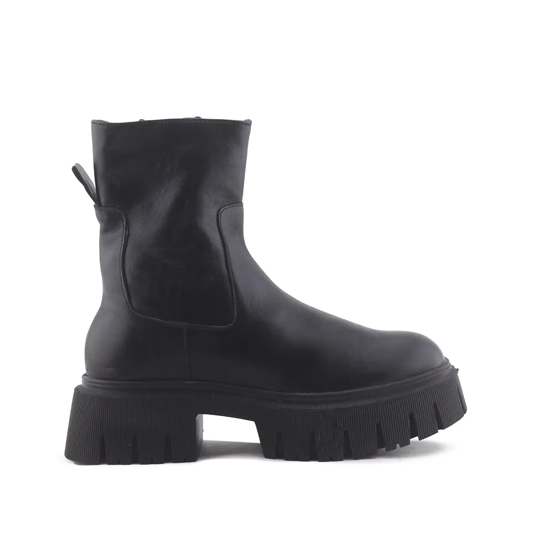 Zara Zipper Ankle Boot | 100% Authentic Leather