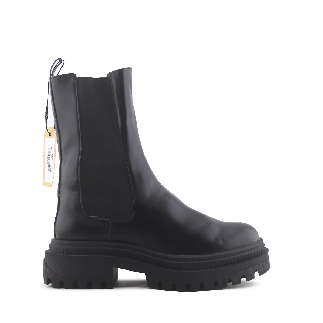 Bershka Stretchable Ankle Boot | 100% Authentic Leather
