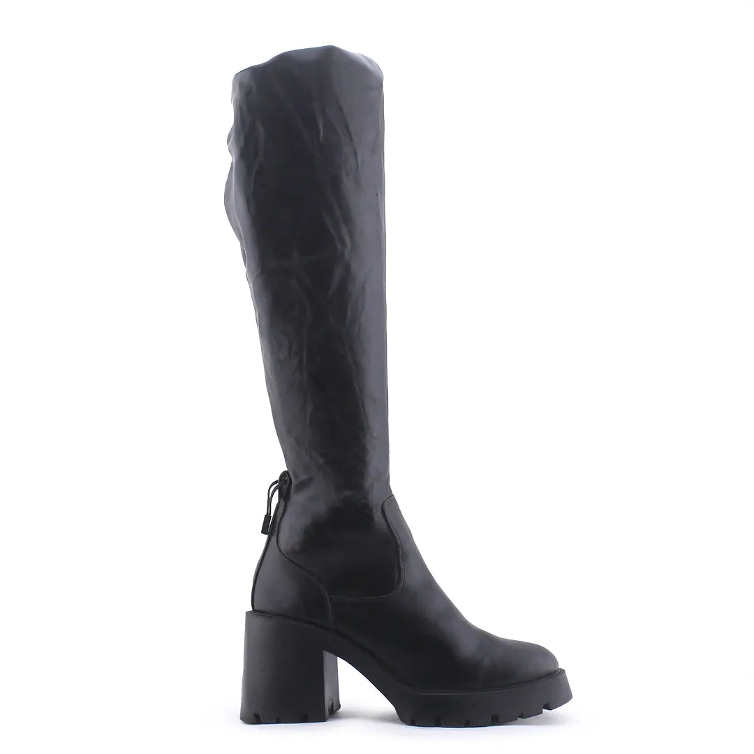 Zara Zipper Thigh High Boot | 100% Authentic Leather