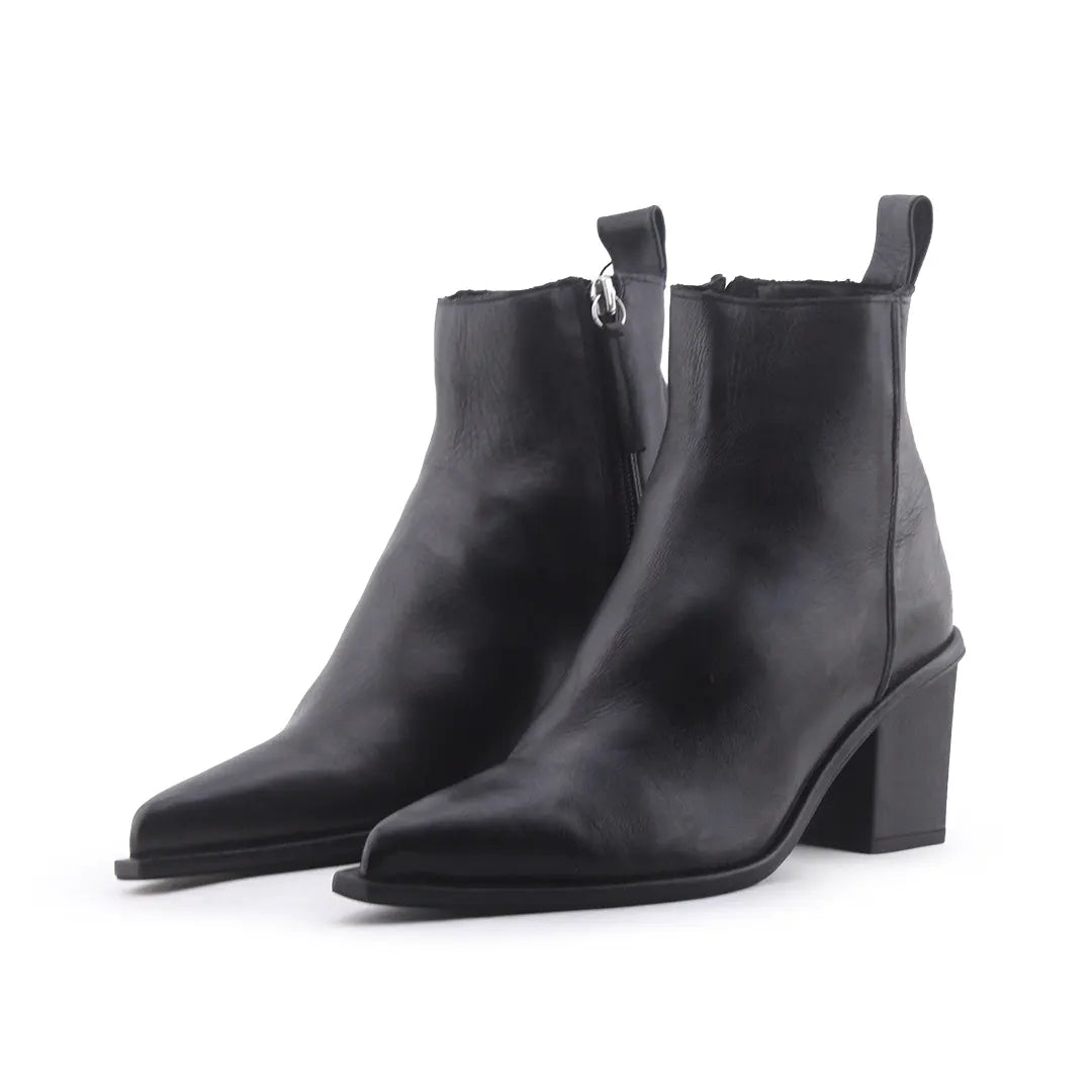 Zara Zipper Ankle Boot | 100% Authentic Leather