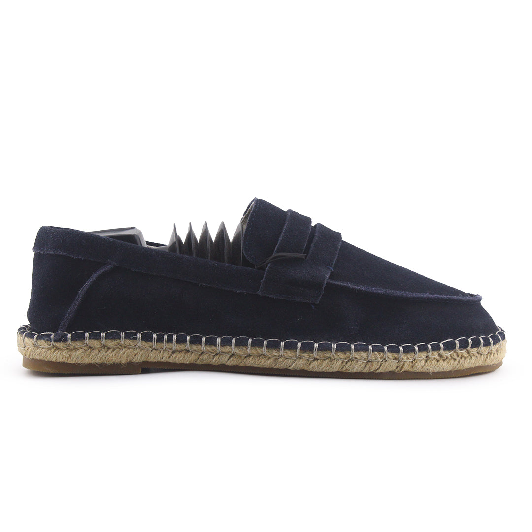 Zara Suede Penny Strap Loafers