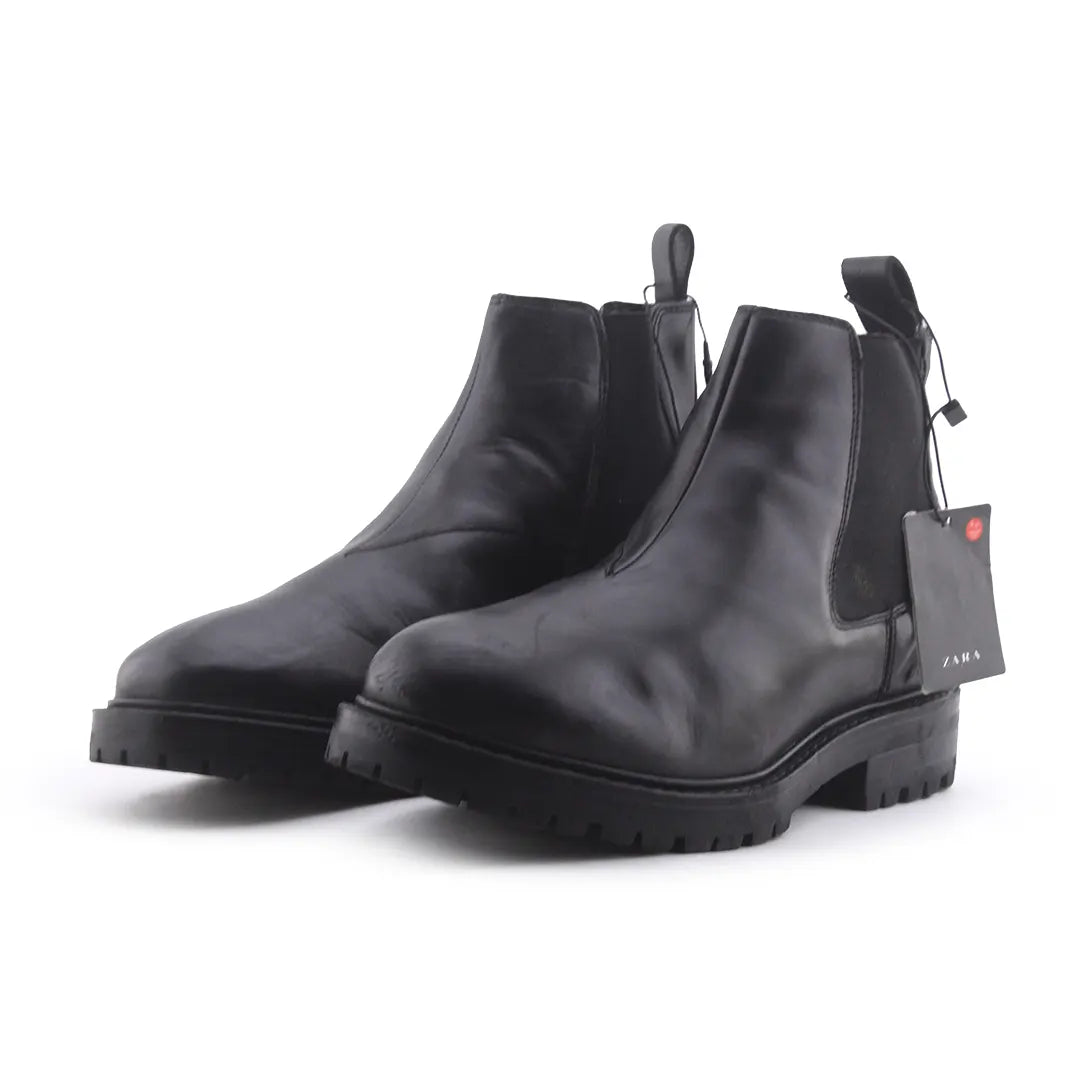 Zara Stretchable Ankle Boot | 100% Authentic Leather
