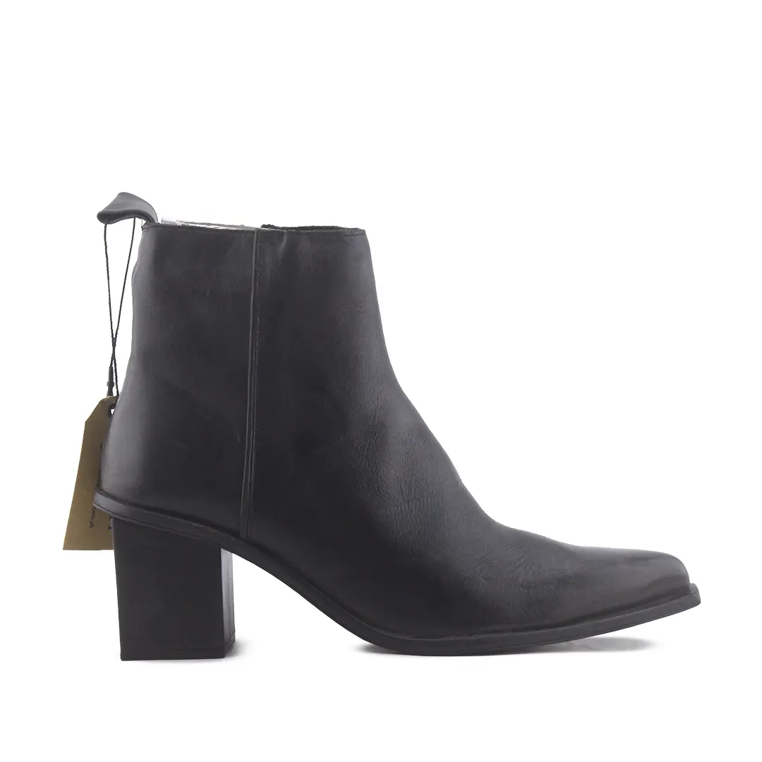Zara Zipper Ankle Boot | 100% Authentic Leather