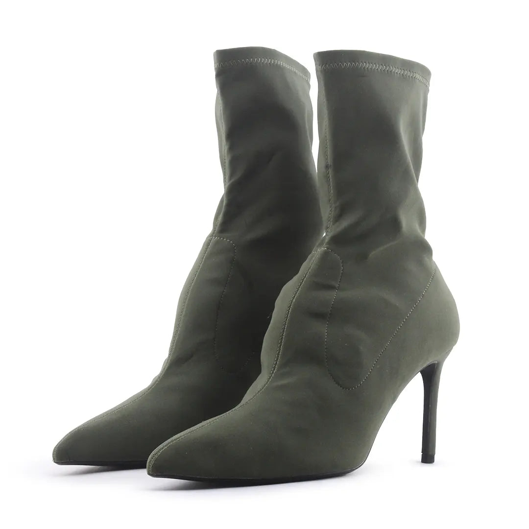 Bershka Textile Ankle Boot