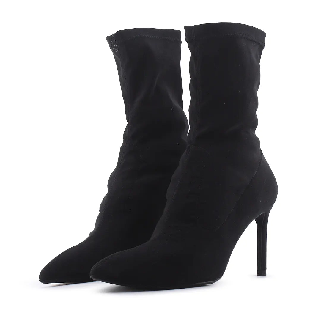 Bershka Textile Ankle Boot