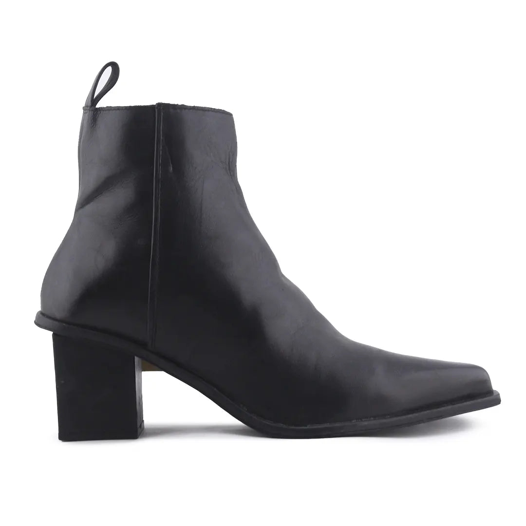 Zara Zipper Ankle Boot | 100% Authentic Leather
