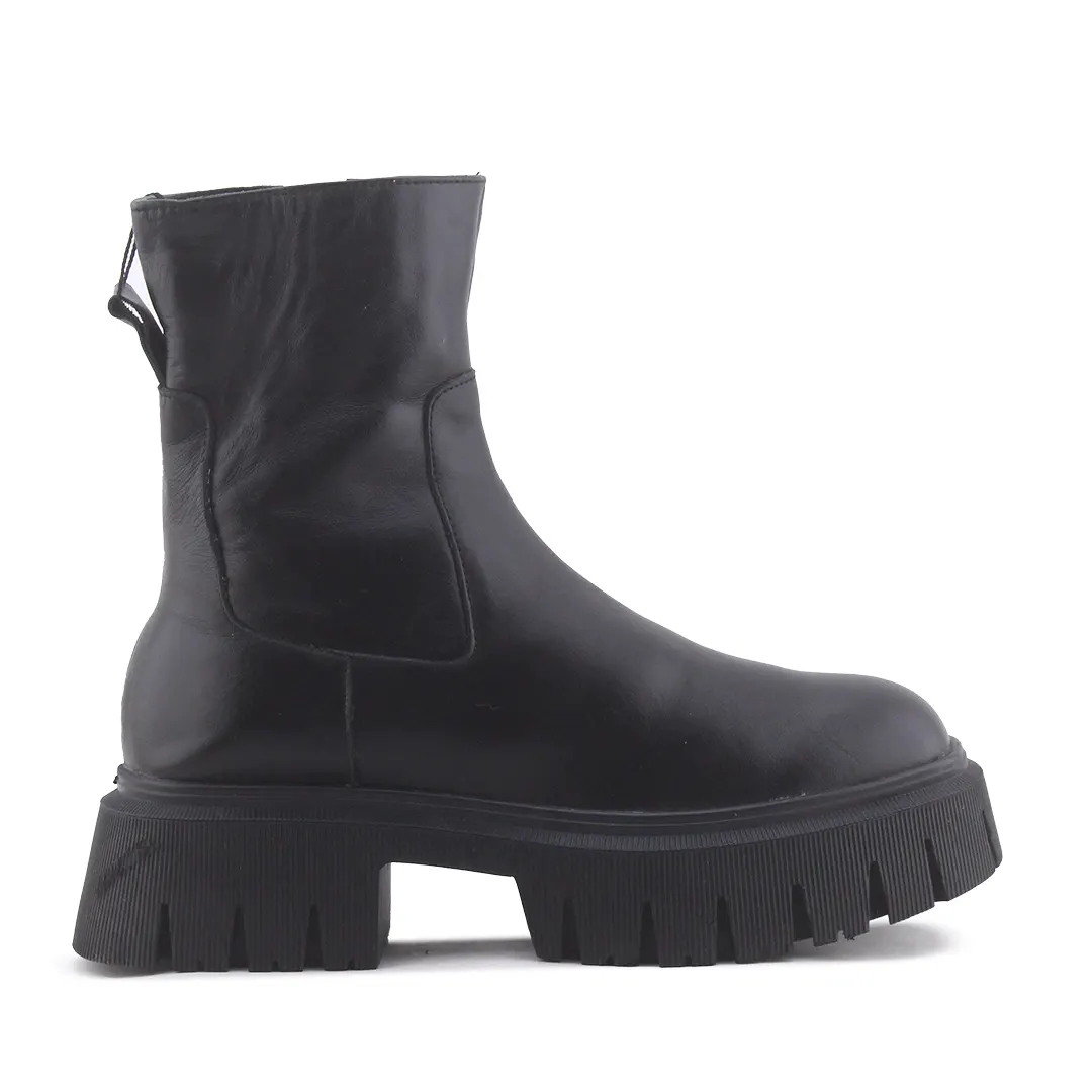 Zara Zipper Ankle Boot | 100% Authentic Leather