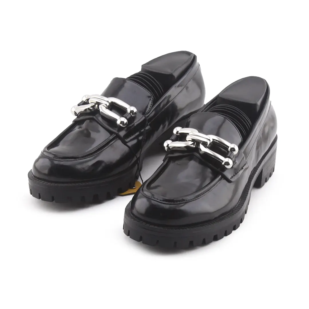 Zara Penny Metal Strap Shoes