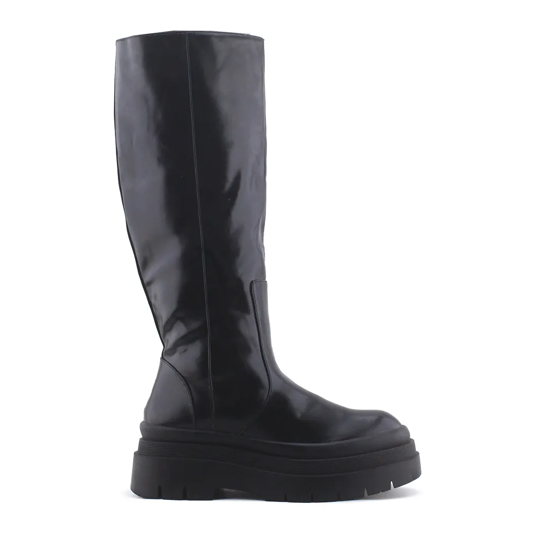 Zara Zipper Knee High Boot | 100% Authentic Leather