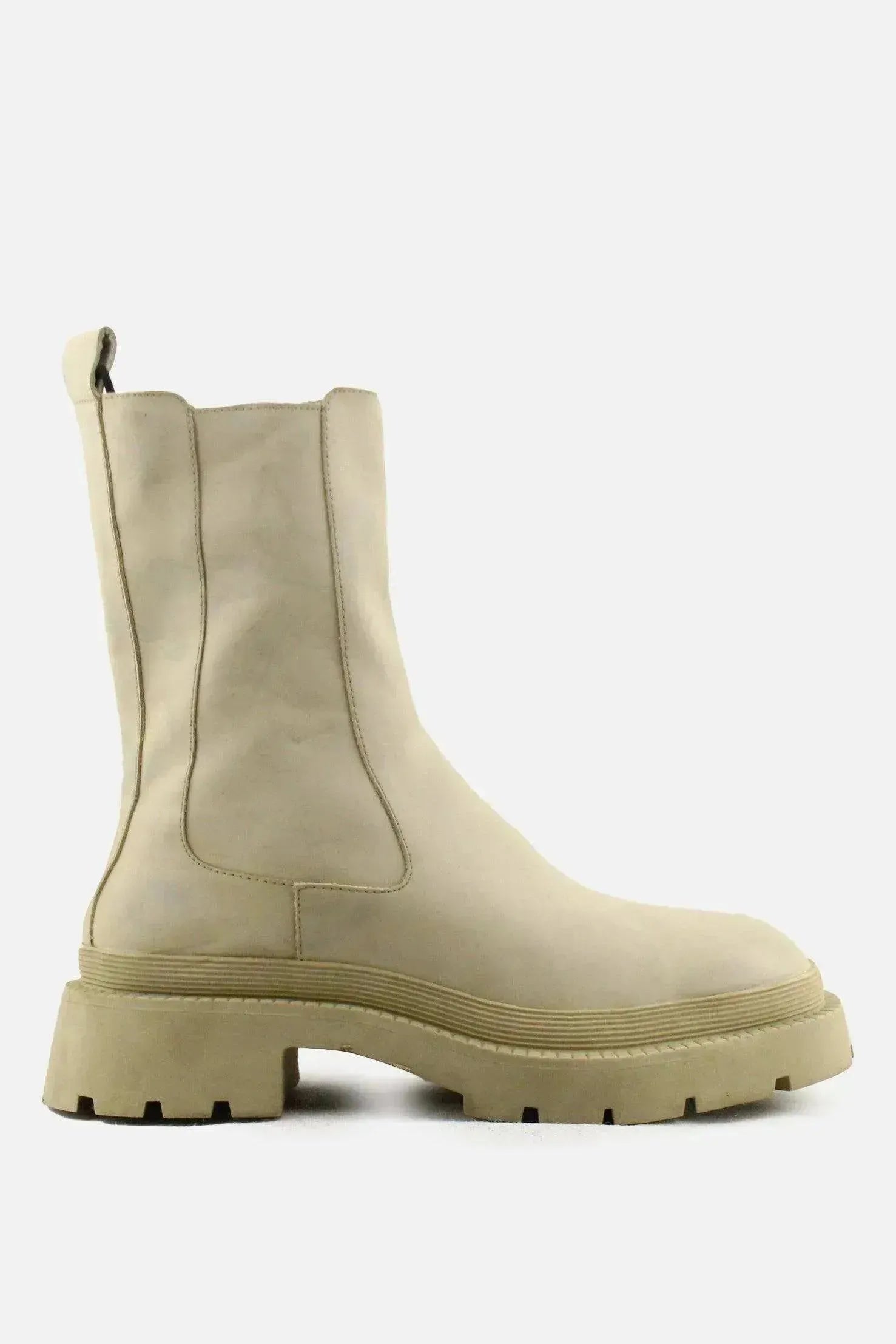 Zara Zipper Combat Ankle Boots | 100% Authentic Leather - sundaybazar