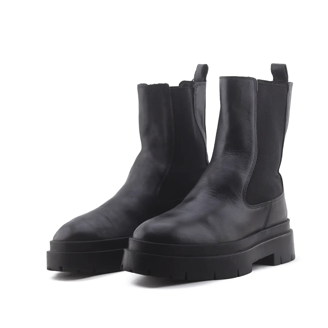 Zara Stretchable Ankle Boot | 100% Authentic Leather