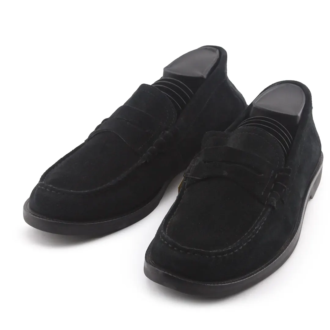 Zara Velvet Penny Strap Shoes