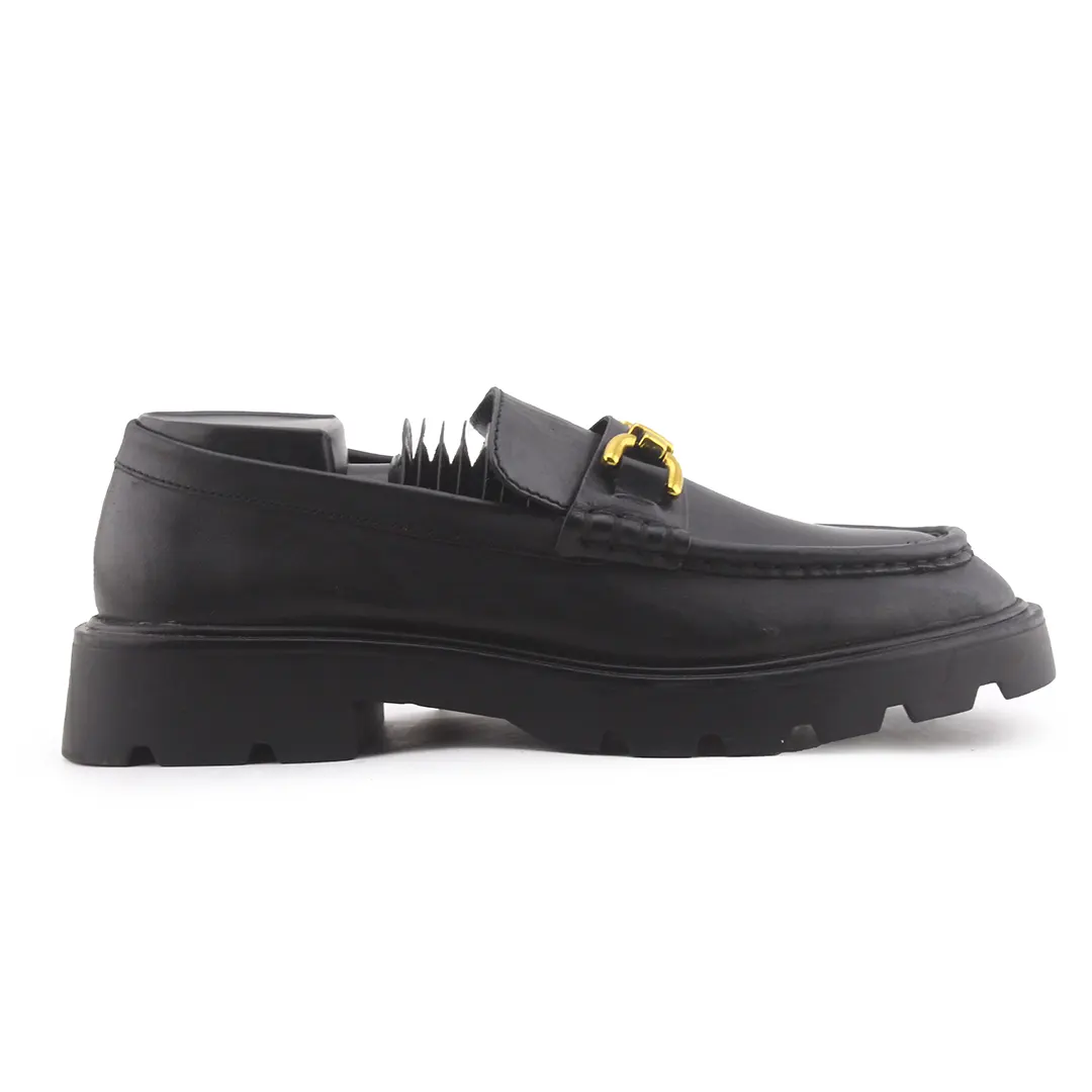 Zara Penny Metal Strap Shoes