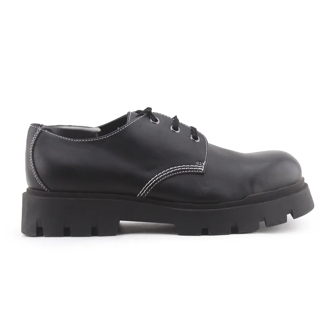 Zara Men's Black Thick Soled Shoes