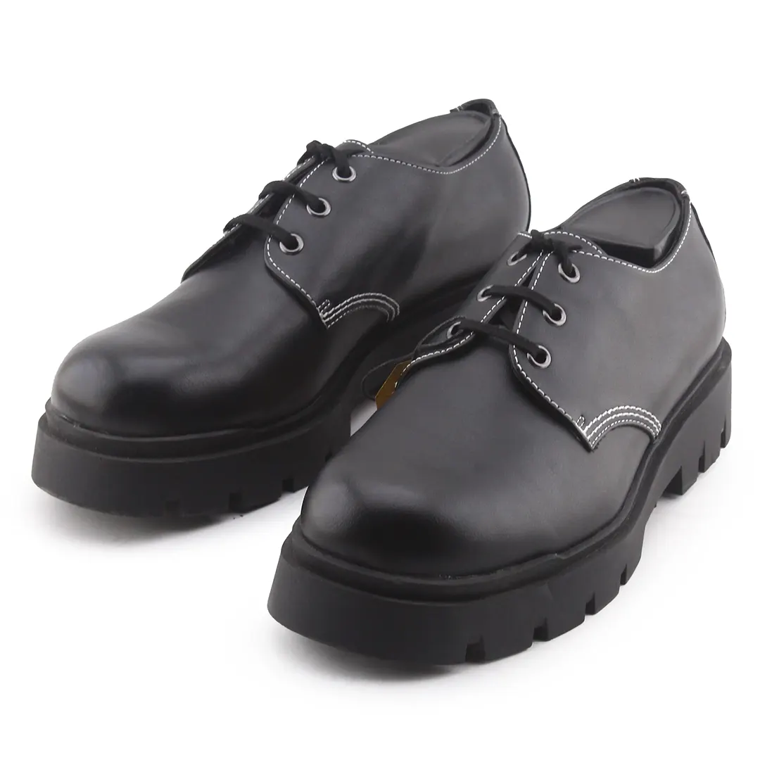 Zara Men's Black Thick Soled Shoes