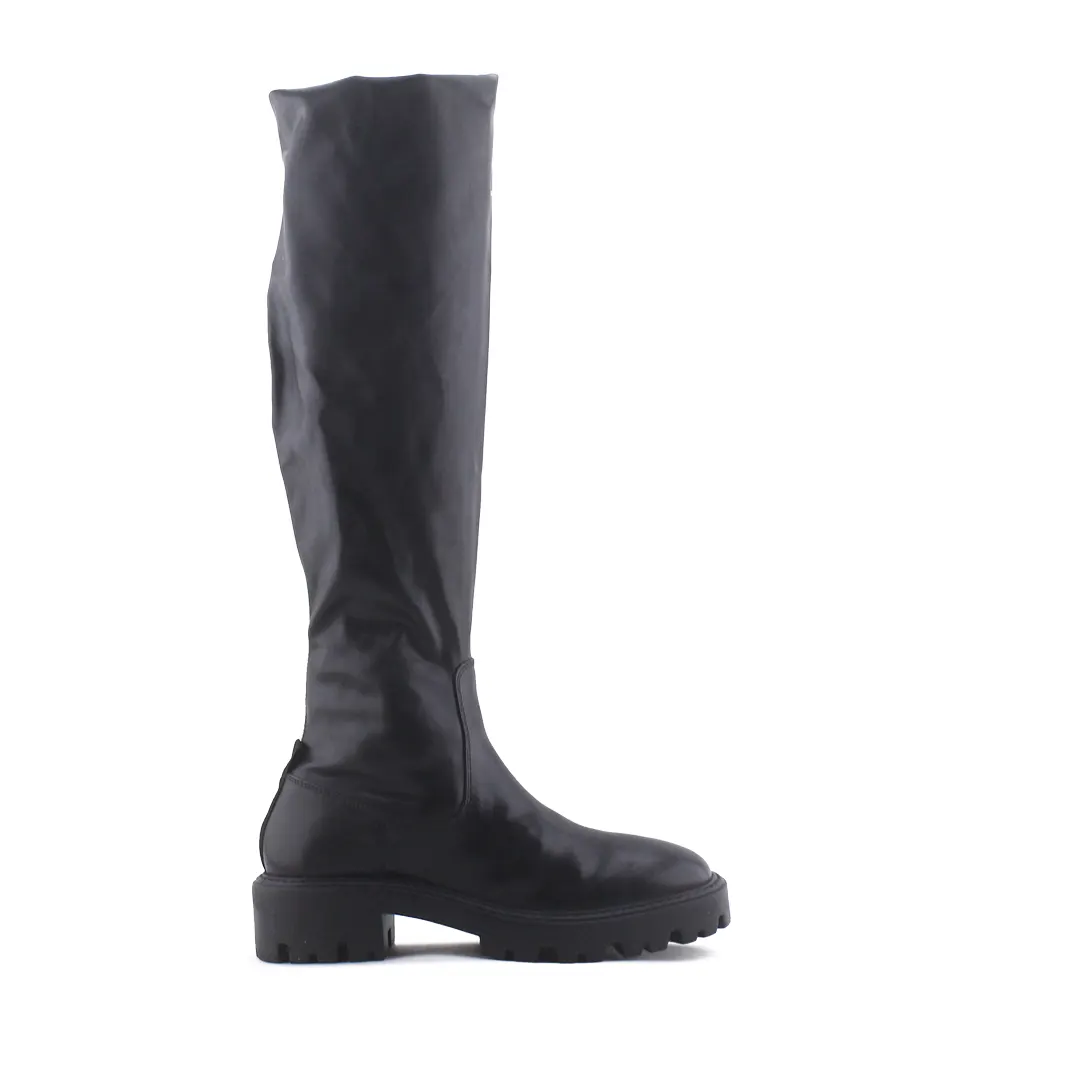 Lefties Zipper Over The Knee Boot | 100% Authentic Leather
