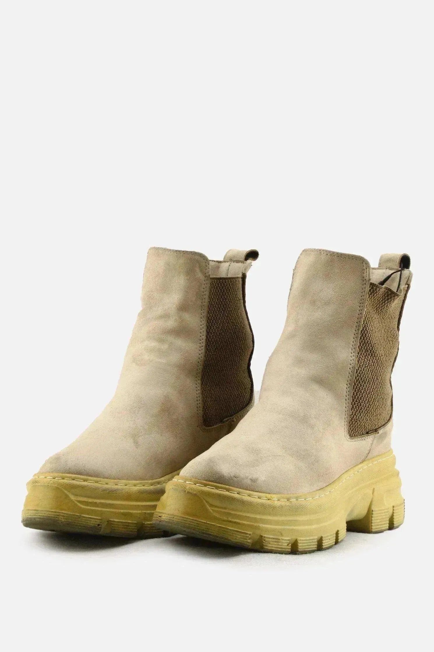 European Brand Stretchable Chelsea Ankle Boots | Suede - sundaybazar