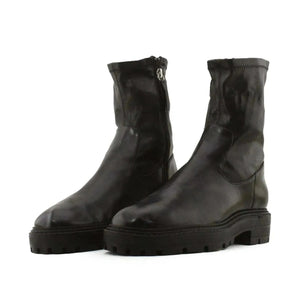 Zara Zipper Ankle Boots | 100% Authentic Leather - sundaybazar
