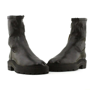 Zara Zipper Ankle Boots | 100% Authentic Leather - sundaybazar