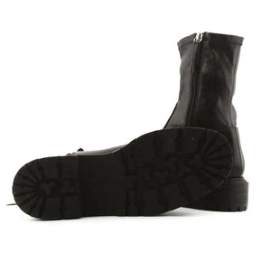 Zara Zipper Ankle Boots | 100% Authentic Leather - sundaybazar