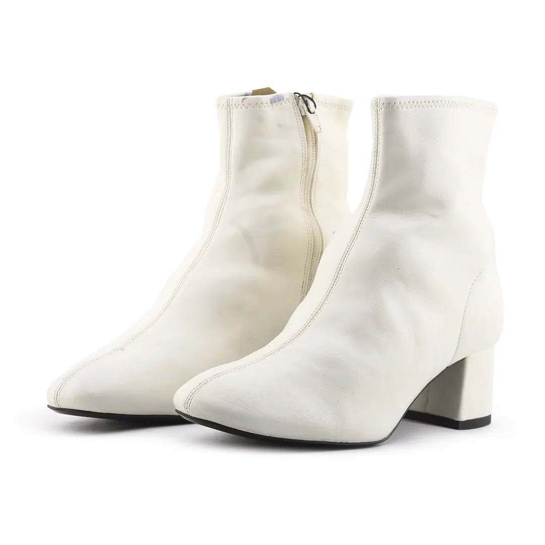 Zara Zipper Ankle Boot | 100% Authentic Leather