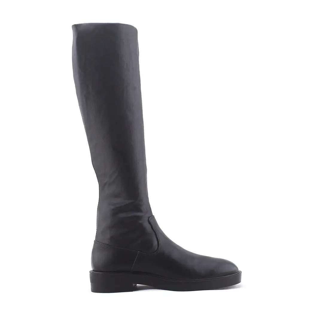 Stradivarius Zipper Over The Knee Boot | 100% Authentic Leather
