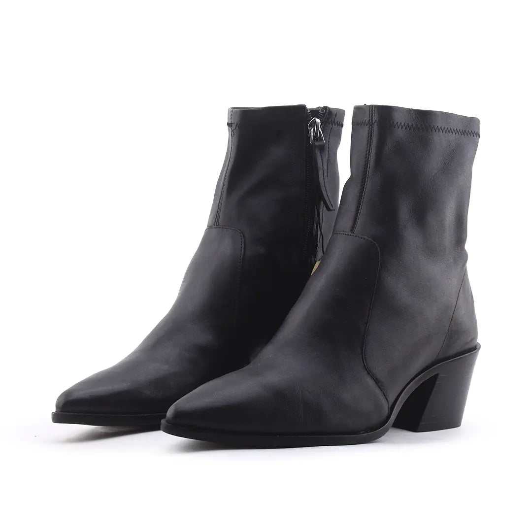Zara Zipper Ankle Boot | 100% Authentic Leather